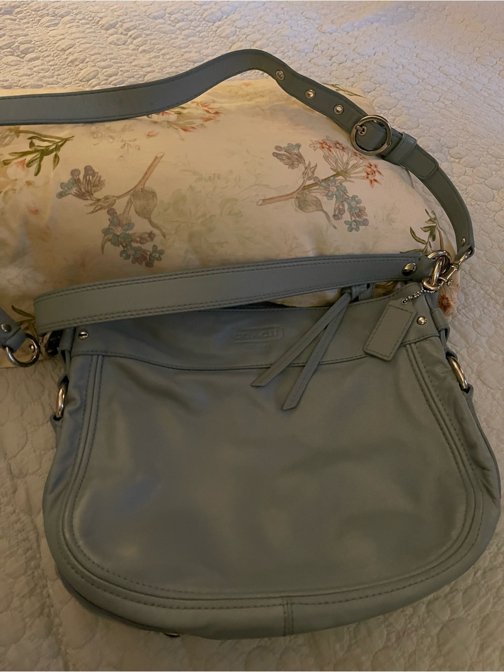 Coach smooth leather crossbody bag